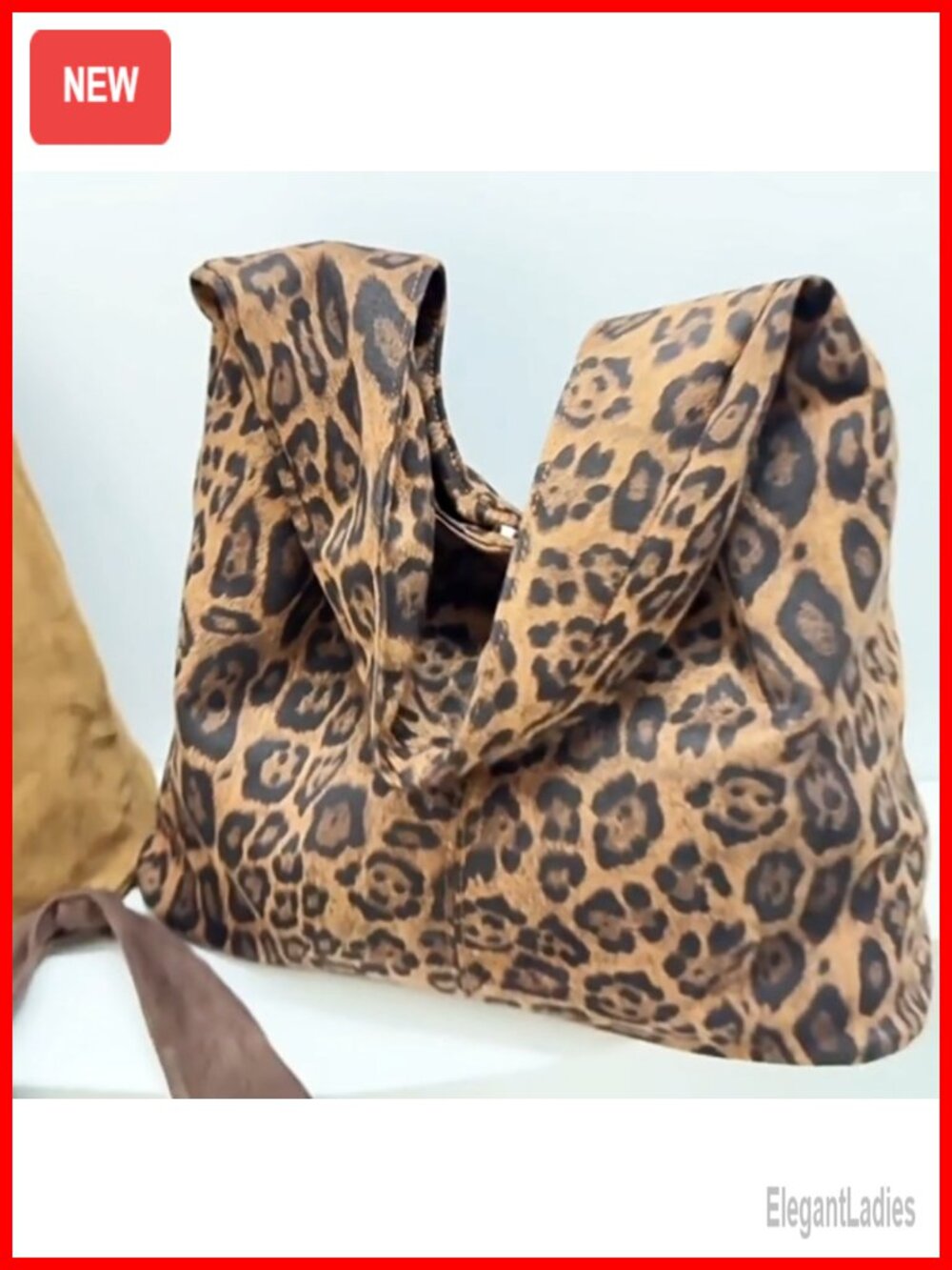 Faux Suede Hobo Bag - Slouchy Crescent Shoulder Purse with Zipper Pockets for - Picture 6 of 6